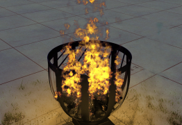 After Effects DE Fire的柴火堆的燃烧效果